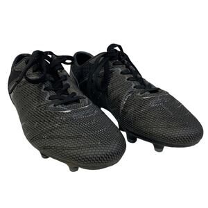Dream Pairs Mens Size 9 Black Cleats Lace Up Round Toe Sport Soccer Shoes
